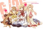  alice_(tales) blonde_hair blue_eyes brown_hair collet_brunel doll hat long_hair marta_lualdi miho_(mi) multiple_girls pantyhose short_hair smile tales_of_(series) tales_of_symphonia tales_of_symphonia_knight_of_ratatosk white_hair yellow_eyes 