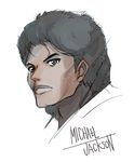  afro dark_skin dark_skinned_male male_focus michael_jackson real_life seo_tatsuya sketch solo 