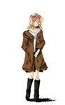  alice_margatroid alternate_costume bad_id bad_pixiv_id blonde_hair blue_eyes boots coat contemporary hairband highres shamo_(koumakantv) solo touhou 