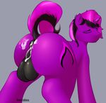  anus balls barrzalex big_balls big_butt butt cum cum_in_ass cum_inside cum_on_balls cum_on_butt ember_(mlp) equine eyes_closed gay horse large_ass male mammal my_little_pony nuts pony solo 