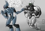  bulge chastity dragmon machine male mechanical muscles nipples pecs robot slave 