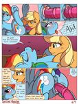  2014 anus applejack_(mlp) comic dialog dildo double_dildo english_text equine female feral friendship_is_magic horse lesbian mammal my_little_pony pegasus penetration pussy rainbow_dash_(mlp) ratofdrawn sex sex_toy text vaginal vaginal_penetration wings 