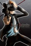  1boy aiming_at_viewer black_hair character_name cigarette gun hand_on_headwear handgun hat jigen_daisuke lupin_iii male male_focus pistol revolver smoke smoking solo weapon 