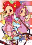  asuka_momoko blonde_hair fujiwara_hazuki harukaze_doremi long_hair makihatayama_hana multiple_girls namabanana ojamajo_doremi open_mouth segawa_onpu senoo_aiko smile twintails 