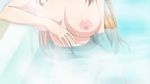  animated animated_gif bathtub breasts chichiiro_toiki goban green_eyes large_breasts long_hair mary_jane mary_janes_(company) mika_(chichiiro_toiki) nipple nipples nude shower two_side_up wet 