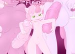  2014 animal_genitalia anthro anthrofied balls berry_pinch_(mlp) berry_punch_(mlp) breasts cheerilee_(mlp) cub cum dialog dickgirl earth_pony english_text equine female friendship_is_magic group horn horse horsecock intersex lamiaaaa licking licking_lips mammal my_little_pony penis pony text tongue unicorn young 