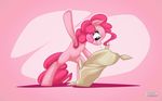  2014 earth_pony equine female feral friendship_is_magic horse mammal my_little_pony mysticalpha pinkie_pie_(mlp) pony sack smile solo 