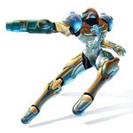  1girl arm_cannon armor corruptroid female helmet metroid metroid_prime metroid_prime_3_corruption metroid_prime_corruption nintendo ped_suit power_armor power_suit samus_aran solo visor weapon 