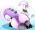  2014 anthro anus chargirl5000 dragon female goo goodra nintendo pok&eacute;mon pussy slime solo video_games 