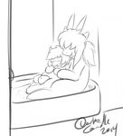  2014 bathroom bathtub breasts cuddling darkcandle dragon duo embrace equine female friendship_is_magic hair horse kazy knit_(character) male mammal my_little_pony original_character pony smile 