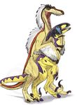  claws dinosaur duo feathers female forced male open_mouth rape raptor scalie syntarsis wings 