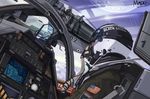  american_flag cloud cockpit english f/a-18e_super_hornet helmet highres holographic_interface madu monitor multiple_boys original oxygen_mask russian_flag sky su-35 us_navy 