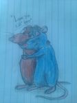  brother disney emile gay hug male mammal pixar rat ratatouille remy rodent sibling 