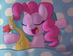  1trick 2014 earth_pony equine eyes_closed female feral friendship_is_magic fur hair horse lying mammal my_little_pony open_mouth pillow pink_fur pink_hair pinkie_pie_(mlp) pony rubber_duck sleeping solo 