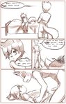 aogami balls bed black_and_white brothers canine comic cub cub_jay_(jaysilverfox) cub_rei_(jaysilverfox) cubs family floor fox gay incest male mammal monochrome no_colors penis pinning_down rough_sketch sad_face show_off sibling silver_fox sketch_comic sweater_pants t_shirt twin_brothers twincest twins unsure wall white_wolf wolf wolf_cock young 