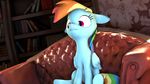  2014 3d cgi cute equine female feral friendship_is_magic horse mammal my_little_pony mynokiarules pegasus rainbow_dash_(mlp) source_filmmaker wings 