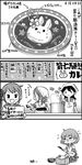  :d :o =_= ahoge akebono_(kantai_collection) apron bandaid bandaid_on_face bell bunny closed_eyes comic crab crate crying curry cutting_onions d: dated flower food greyscale hair_bell hair_bobbles hair_flower hair_ornament jingle_bell kantai_collection kitchen kitchen_knife ladle long_hair monochrome multiple_girls oboro_(kantai_collection) onion open_mouth otoufu plate pot rice sazanami_(kantai_collection) school_uniform serafuku short_hair side_ponytail sign smile soup star streaming_tears tears translated twintails ushio_(kantai_collection) very_long_hair 