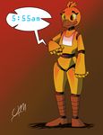  animatronic avian bird chica_(fnaf) chicken copymirror female five_nights_at_freddy&#039;s machine mechanical time 