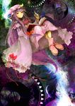  book crescent hat long_hair patchouli_knowledge purple_eyes purple_hair sherrybt solo touhou 