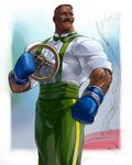  atuki-kodou bad_id bad_pixiv_id blue_eyes boxing_gloves dark_skin dark_skinned_male dudley facial_hair male_focus manly mustache solo steering_wheel street_fighter street_fighter_iii_(series) suspenders 