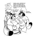 after_transformation anthro balls beagle big_balls big_tail billy_fore billy_fore_(character) butler candle canid canine canis domestic_dog duo genitals hi_res hunting_dog hypnosis jewelry male mammal meek_(character) mind_control necklace penis raccoon_dog scent_hound small_penis tail tanuki