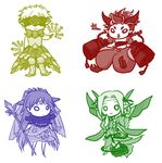  :&gt; avalon_code chains chibi collar fairy fairy_wings long_hair mieli neaki o_o pointy_ears rempo short_hair ur wings 