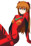  blue_eyes frown long_hair neon_genesis_evangelion plugsuit pout red_hair redhead sitting soryu_asuka_langley 