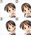  alternate_hairstyle barasui brown_eyes brown_hair ichigo_mashimaro itou_chika short_hair twintails 