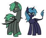  amber_eyes equine female fur green_eyes hair horn hybrid kilala97 kirin male mammal my_little_pony original_character reptile scalie two_tone_hair wings 