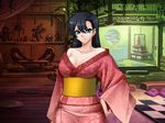  1girl fuuma_tokiko japanese_clothes kagami kagami_hirotaka kimono lilith-soft taimanin_asagi_battle_arena 