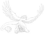  anal anal_penetration avian balls bird cum eagle faunoiphilia feline feral gay grave_gryphon gryphon jaguar male mammal penetration plain_background presenting raven size_difference sketch valderic_blackstag white_background wings 