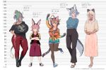  :d animal_ear_fluff animal_ears arm_up arms_behind_back asagaya_rin bangs belt black_legwear black_pants blue_eyes boots breasts brown_hair bunny_ears cat_ears cat_tail character_name clenched_hands collarbone commentary_request cow_ears cow_horns cow_tail crossed_arms curly_hair cutoffs dark_skin full_body gloves green_eyes green_hair grey_hair hair_between_eyes hair_over_one_eye hands_together height_chart heterochromia high_heels high_ponytail horns huge_breasts jacket long_hair long_skirt looking_at_viewer looking_away morinobe_hiyori multiple_girls off-shoulder_shirt open_mouth orange_eyes original pants pantyhose pantyhose_under_shorts paws pink_eyes pink_hair red_pants shinonome_hanabi shirt shoes short_hair short_shorts shorts skirt skull_print smile smirk sneakers standing standing_on_one_leg tail toyosaka_momo uneven_eyes watermark web_address white_hair wolf_ears wolf_tail yagatake_arashi yana_(nekoarashi) yellow_eyes 