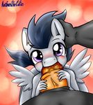  2014 anibaruthecat anthro anthrofied blush equine friendship_is_magic gay incest looking_at_viewer male mammal my_little_pony oral oral_sex pegasus penis rumble_(mlp) saliva sex solo thunderlane_(mlp) vein wings young 