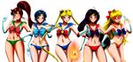  :t aino_minako bare_shoulders bishoujo_senshi_sailor_moon black_hair blonde_hair blue_bow blue_choker blue_eyes blue_hair blue_sailor_collar boots bow bra breasts brooch brown_hair cameltoe chain choker cleavage collarbone cowboy_shot crescent crescent_earrings double_bun earrings elbow_gloves electricity fire gloves green_choker green_eyes green_sailor_collar grimbyslayer groin hair_bobbles hair_bow hair_ornament half_updo hand_on_hip hand_on_own_chest headphones highres hino_rei holding holding_wand inner_senshi jewelry kino_makoto light_smile long_hair looking_at_viewer magical_girl mask medium_breasts midriff mizuno_ami moon_stick multiple_girls navel ofuda one_eye_closed open_mouth orange_choker orange_sailor_collar panties parted_lips pink_bow ponytail purple_eyes red_bow red_choker red_sailor_collar sailor_collar sailor_jupiter sailor_mars sailor_mercury sailor_moon sailor_moon_narikiri_bra_set sailor_senshi sailor_senshi_uniform sailor_venus short_hair simple_background skirt standing star star_earrings thigh_gap tiara tsukino_usagi twintails underwear underwear_only v very_long_hair wand water white_background white_gloves white_hair 