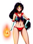  :t bare_shoulders bishoujo_senshi_sailor_moon black_hair bow bra breasts cameltoe choker cleavage collarbone cowboy_shot earrings elbow_gloves fire gloves grimbyslayer groin hand_on_hip highres hino_rei jewelry long_hair magical_girl medium_breasts navel ofuda panties purple_eyes red_sailor_collar sailor_collar sailor_mars sailor_moon_narikiri_bra_set sailor_senshi_uniform solo standing star star_earrings stomach tiara transparent_background underwear underwear_only white_gloves 