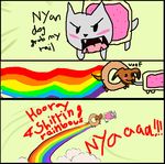  2014 ? angry canine cat dog drspencerreidbietch feline mammal nyan_cat nyan_dog rainbow what 