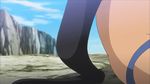  1girl animated animated_gif bouncing_breasts breasts dark_skin large_breasts momo_kyun_sword onihime_(momokyun) 