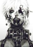  bad_id bad_pixiv_id blood blood_from_mouth blood_in_mouth blood_on_face guro hujimogeo jigsaw_puzzle monochrome open_mouth original puzzle short_hair 
