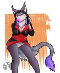  female looking_at_viewer lunarii pussy sergal solo x-leon-x 