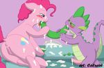  2014 anal_beads anus blush butt caluriri cum cum_on_body cum_on_face cum_on_floor dildo dragon duo earth_pony equine feral friendship_is_magic green_eyes horse mammal my_little_pony oral penis pinkie_pie_(mlp) pony pussy sex sex_toy spike_(mlp) sucking 