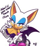  2014 anthro ass bat bat_ears bat_wings big_breasts bra breasts cleavage clothed clothing english_text erect_nipples female flashing large_breasts mammal nancher nipples rouge_the_bat sega solo sonic_(series) sonic_the_hedgehog text underwear wings 