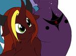  2014 animated anthro arcane_shade breasts butt cutie_mark duo equine female fire_eclipse floppy_ears green_eyes hair horn horse mammal my_little_pony nude original_character plain_background pony suirano white_background 