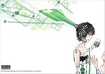  android bad_id bad_pixiv_id barcode black_hair glass green_eyes robot_joints short_hair solo suipuu_izuru 