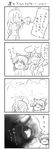  4koma comic greyscale hakurei_reimu highres hiroya_juuren inaba_tewi just_as_planned monochrome multiple_girls touhou translation_request yagokoro_eirin yukkuri_shiteitte_ne 