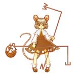  animal_ears bad_id bad_pixiv_id basket grey_hair jewelry mouse mouse_ears mouse_tail nazrin pendant red_eyes short_hair solo souri tail touhou 