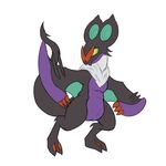  ambiguous_gender bat belly chubby dragon fur looking_at_viewer mammal nintendo noivern nude plain_background pok&eacute;mon posexe solo video_games white_background wings wyvern 