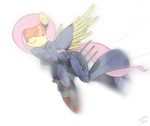  alpha_channel armor bomb bomber brotherhood_of_nod cloaking command_and_conquer equine eyes_closed feathers fluttershy_(mlp) friendship_is_magic hair mammal missile my_little_pony nod pegasus pink_hair shaded solo theoretical-chaos theoretical_chaos wings yellow_body 