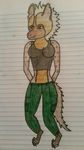  drawing female hyena mammal sketch sylversin_(artist) 