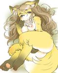 anus blush butt canine female fox looking_at_viewer mammal nude pawpads paws setouchi_kurage solo 