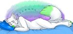  2014 anthro canine eyes_closed fur hair j-a-l-m-u male mammal nude sleeping smile solo teluminos_(character) wolf 